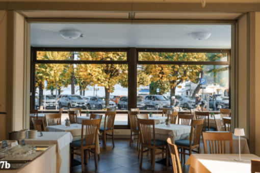 Sala interna dell'Hotel Italie et Suisse citata nell'articolo